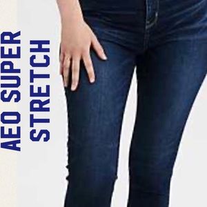 🌟 AEO Super Stretch Hi Waist Size 16 Jeggings
